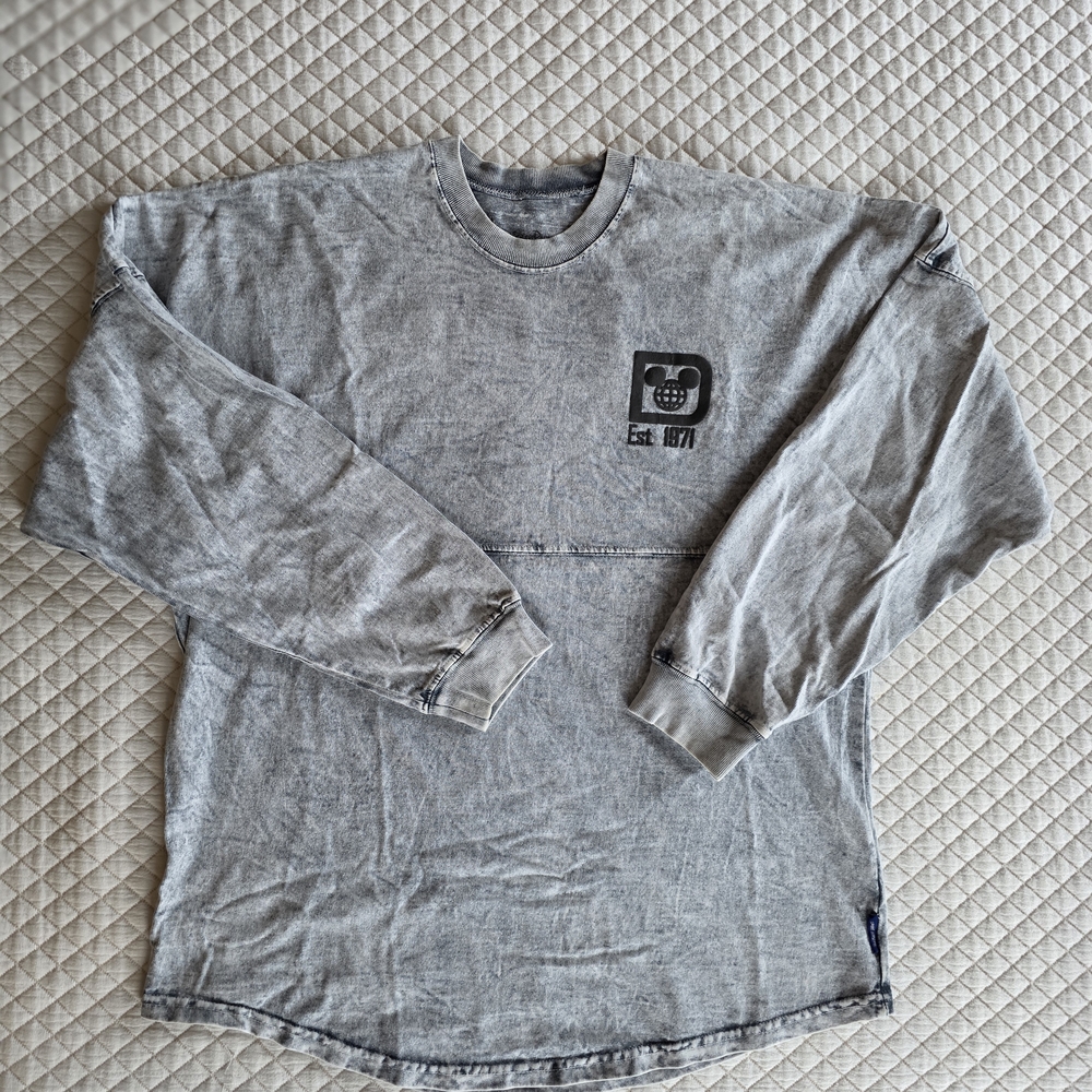 Grey Acid Wash WDW Spirit Jersey
